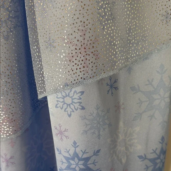 Like New Disney Frozen Elsa Anna Sleeveless Nightgown Dress Costume size 6 - Picture 6 of 8